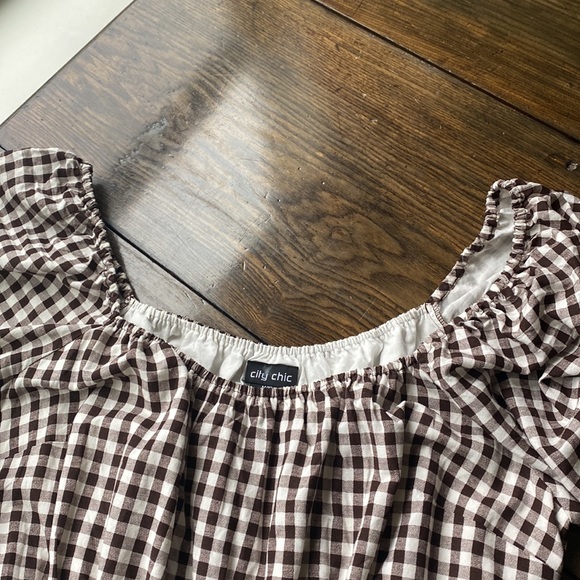 Linen Gingham dress - Picture 6 of 6